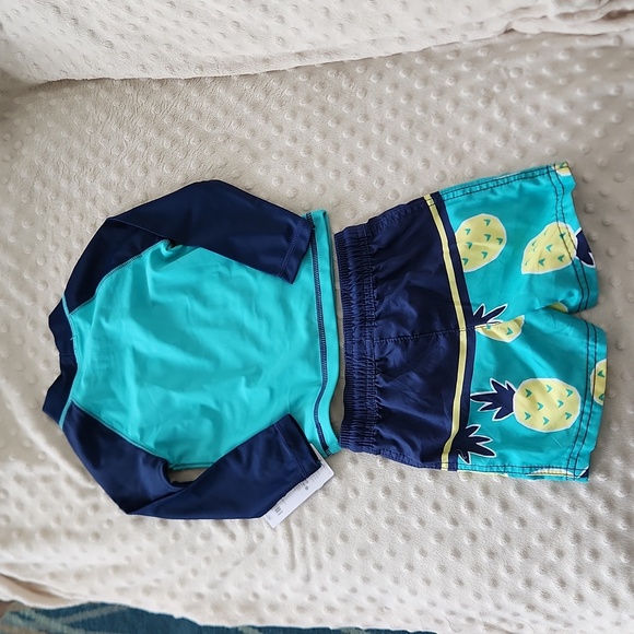 NWT 2-piece 12m swim outfit with UPF50+ sun protection by Carter's - Picture 4 of 4
